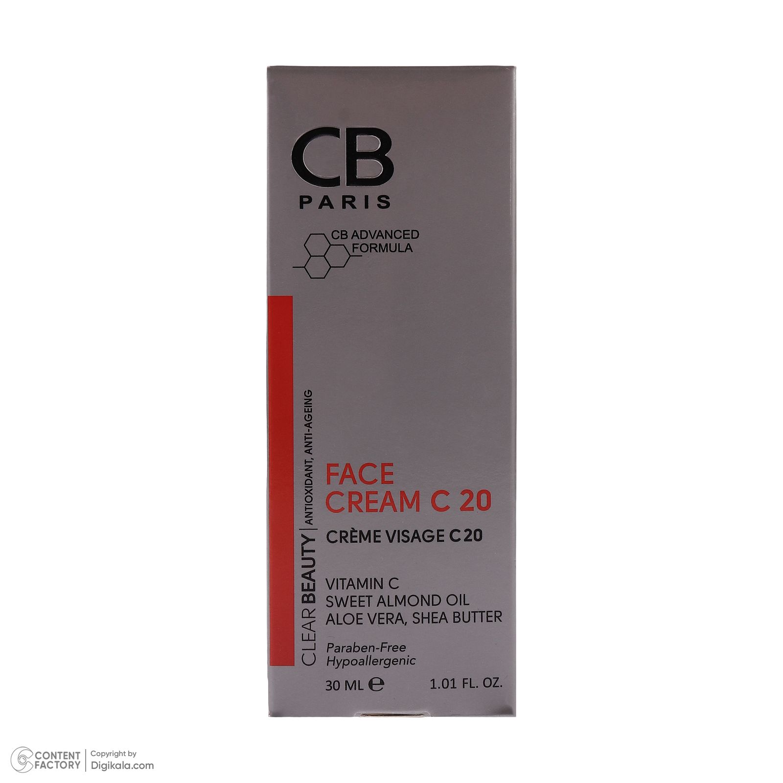 کرم روشن کننده سی بی پاریس مدل C 20 حجم 30 میلی لیتر -  - 7