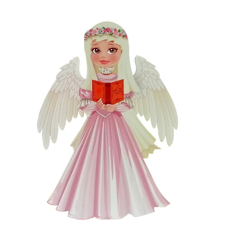 استند رومیزی مدل مدرسه و دانشگاه طرح فرشته جشن تکلیف عبادت