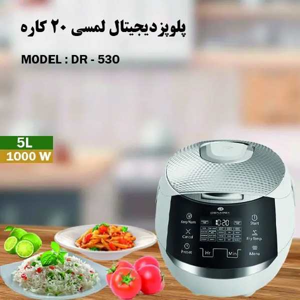 پلوپز 10 نفره دنارکس مدل DR530