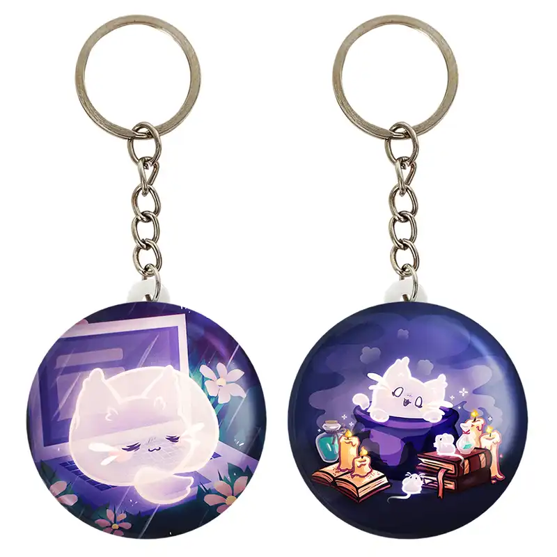 جاکلیدی خندالو مدل موش و گربه حیوانات بامزه کد 2104421042 مجموعه 2 عددی