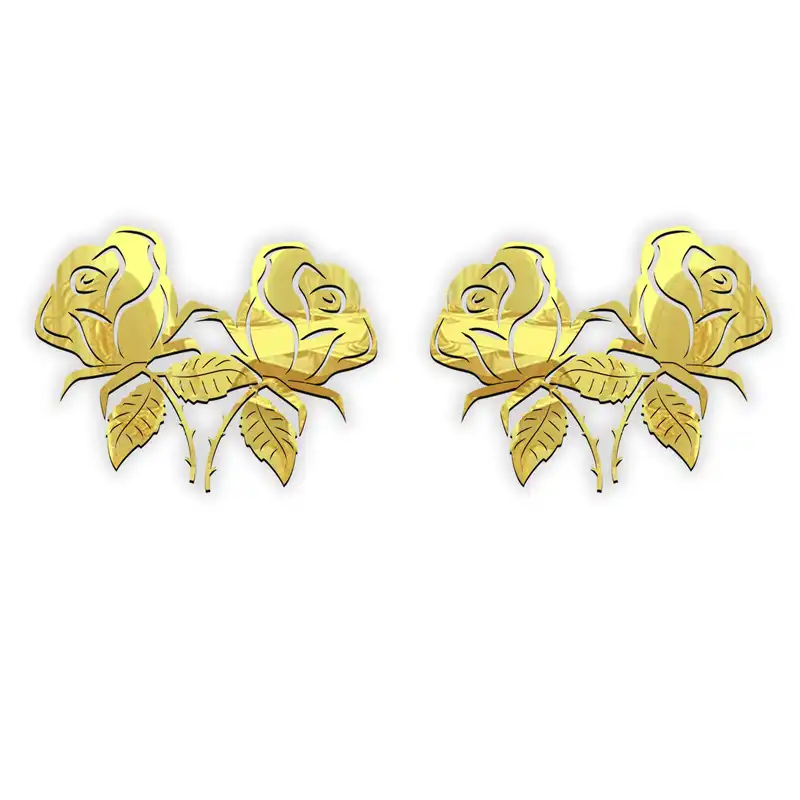 آینه مدل گل کد r001