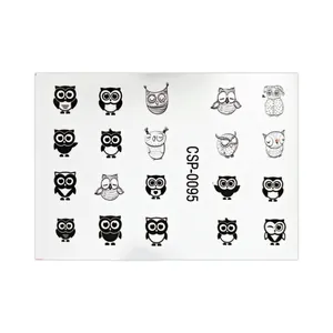 لنز ناخن مدل جغد کد 95