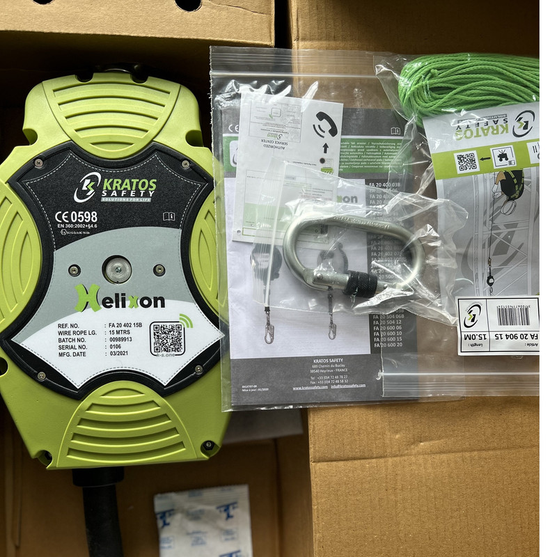 قرقره متوقف کننده سقوط کراتوس سیفتی مدل FA 20 402 15B