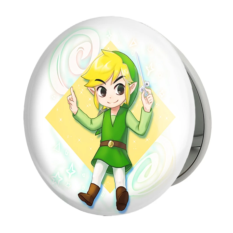 آینه جیبی خندالو طرح بازی زلدا (zelda) مدل تاشو کد 31871