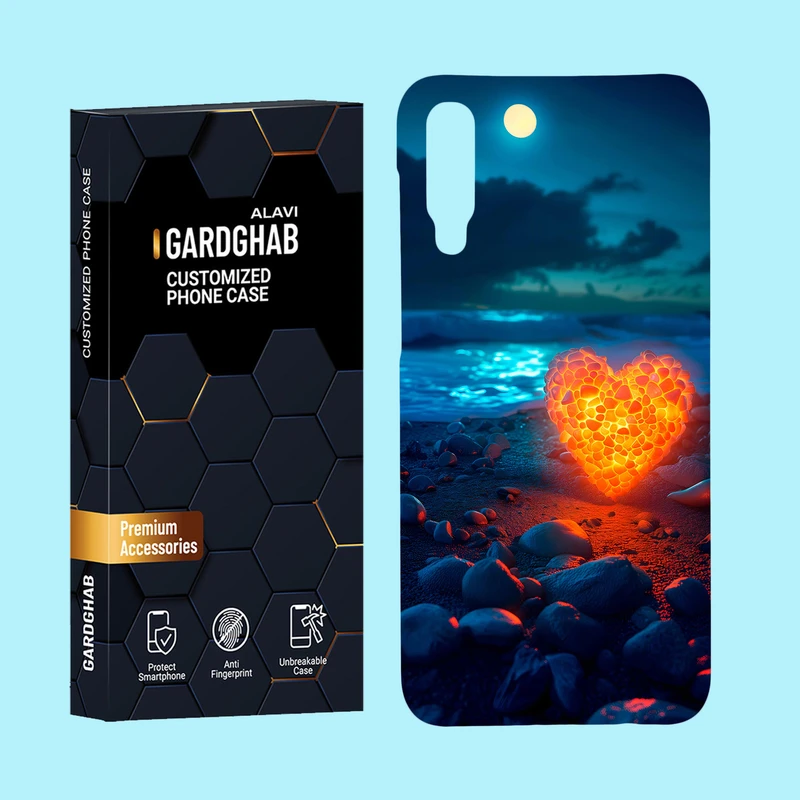 کاور گارد قاب علوی مدل عاشقانه مناسب برای گوشی موبایل سامسونگ Galaxy A50 / Galaxy A50s / Galaxy A30s