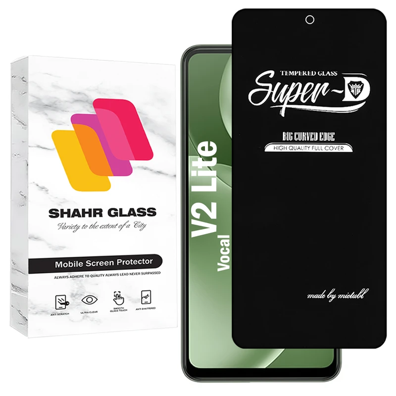 محافظ صفحه نمایش شهر گلس مدل SUPERDNSH مناسب برای گوشی موبایل وکال V2 Lite