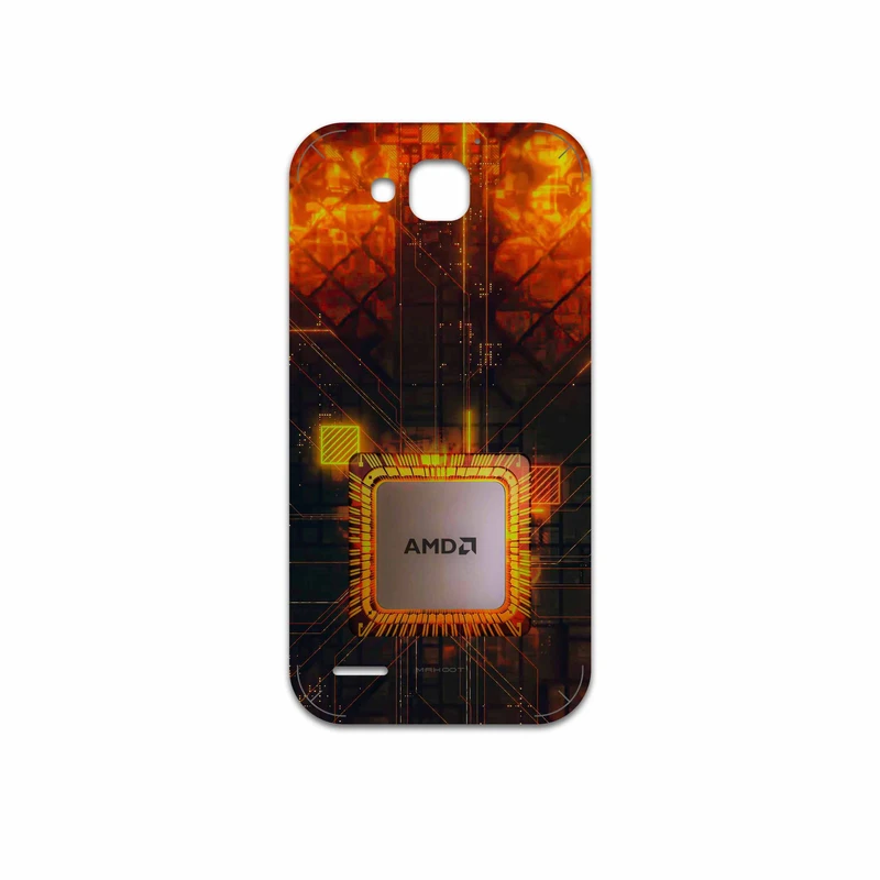 برچسب پوششی ماهوت مدل AMD Brand مناسب برای گوشی موبایل آنر 3X G750