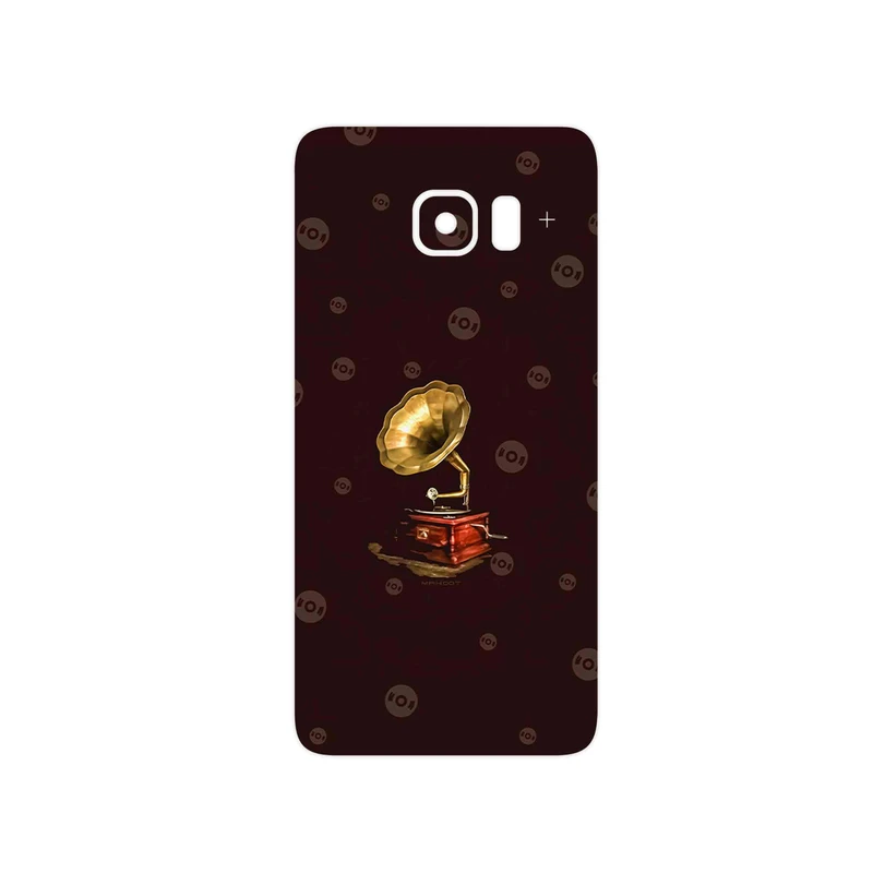 برچسب پوششی ماهوت مدل Gramophone Nostalgia مناسب برای گوشی موبایل سامسونگ Galaxy S6 Edge Plus