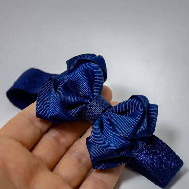 هدبند نوزادی مدل فندق مجموعه 2 عددی