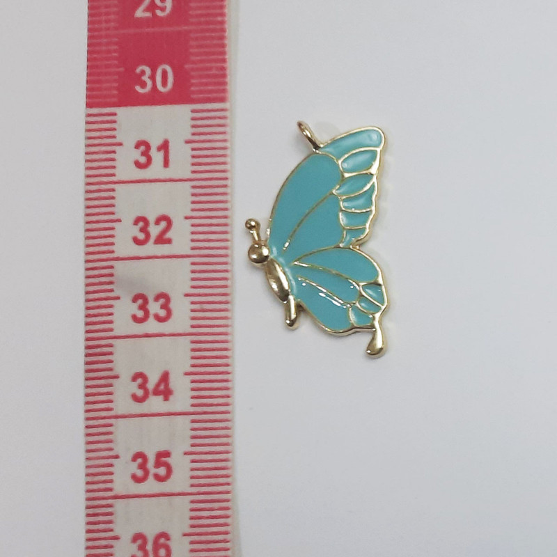 آویز گردنبند زنانه طرح پروانه های جذاب کد AG-PP06 مجموعه 5 عددی