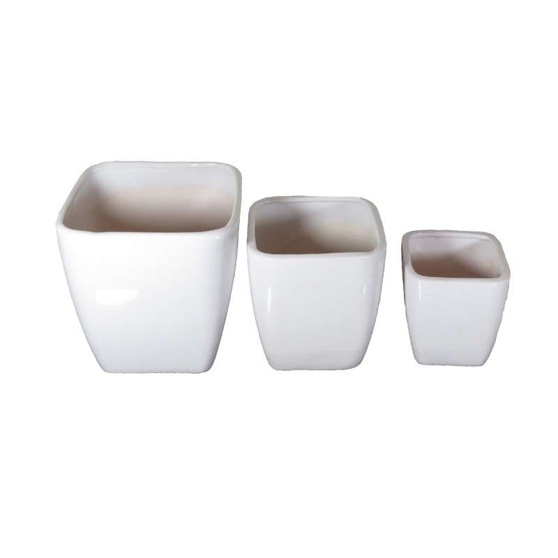 گلدان مدل مربع کدAS-41 مجموعه 3عددی گلدان مدل مربع کدAS-41 مجموعه 3عددی