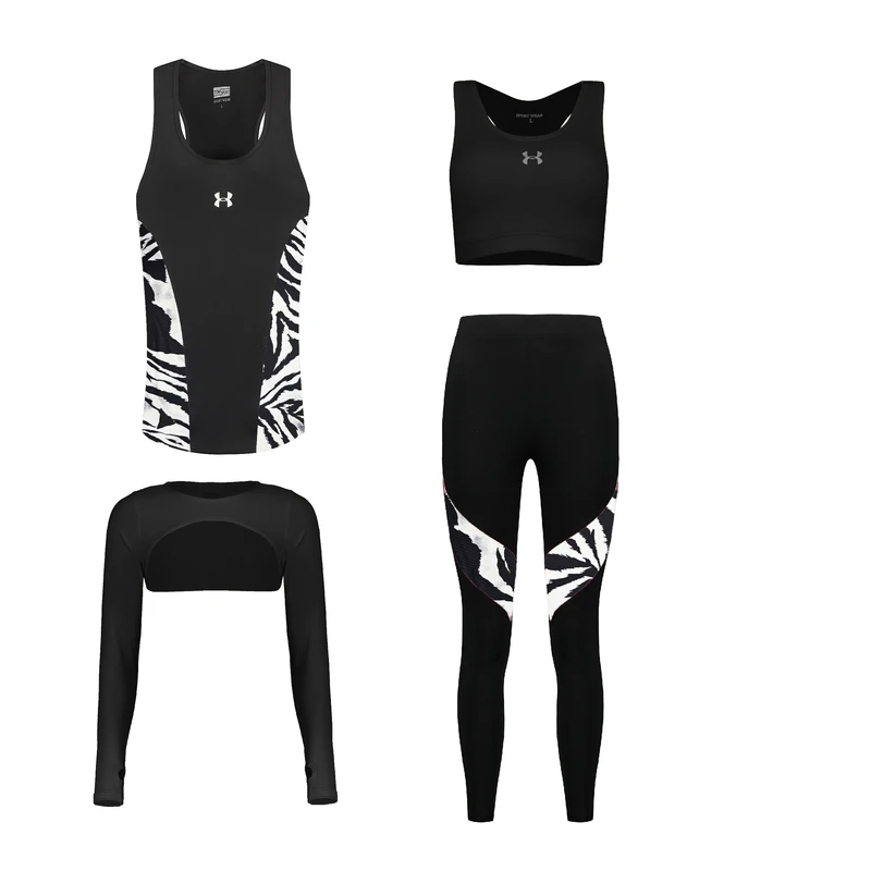 ست چهار تکه لباس ورزشی زنانه مدل 1801-1401-70-8101