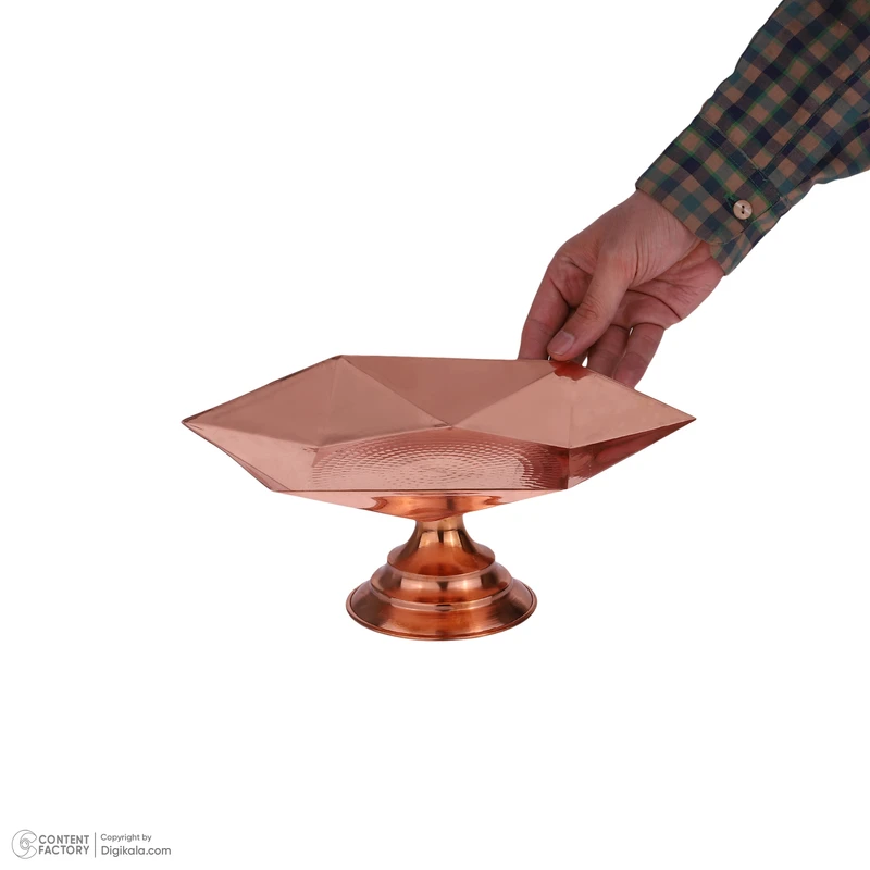 عکس شماره 6 : شیرینی خوری مسی مس زنجان مدل m002