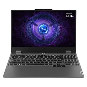 لپ‌تاپ لنوو مدل LOQ 15IRX9 با پردازنده Core i7-13650HX و گرافیک RTX4050 6GB، رم DDR5 16GB با فرکانس 4800MHz، حافظه SSD با ظرفیت 512GB، نمایشگر 15.6 اینچ IPS با وضوح FHD و نرخ به‌رو نمای ۴
