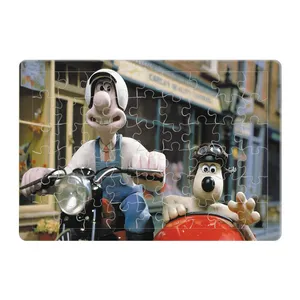 پازل 54 تکه هومرو مدل PL807 طرح انیمیشن والاس و گرومیت