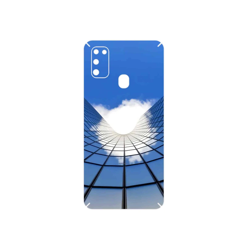 برچسب پوششی ماهوت مدل Glass skyscraper مناسب برای گوشی موبایل سامسونگ Galaxy M21