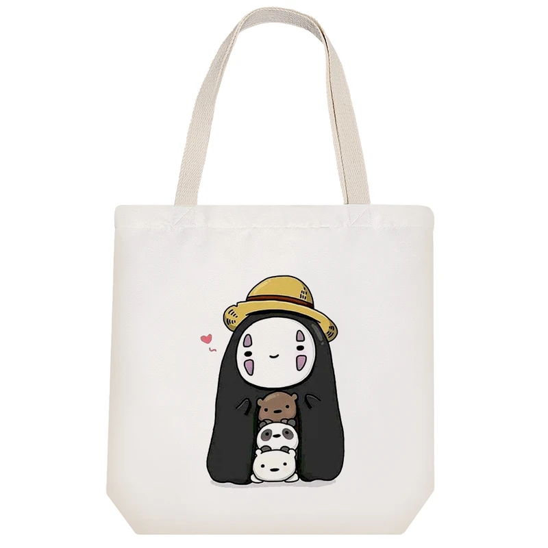 ساک خرید خندالو طرح نو فیس و سه خرس کله پوک کد H474