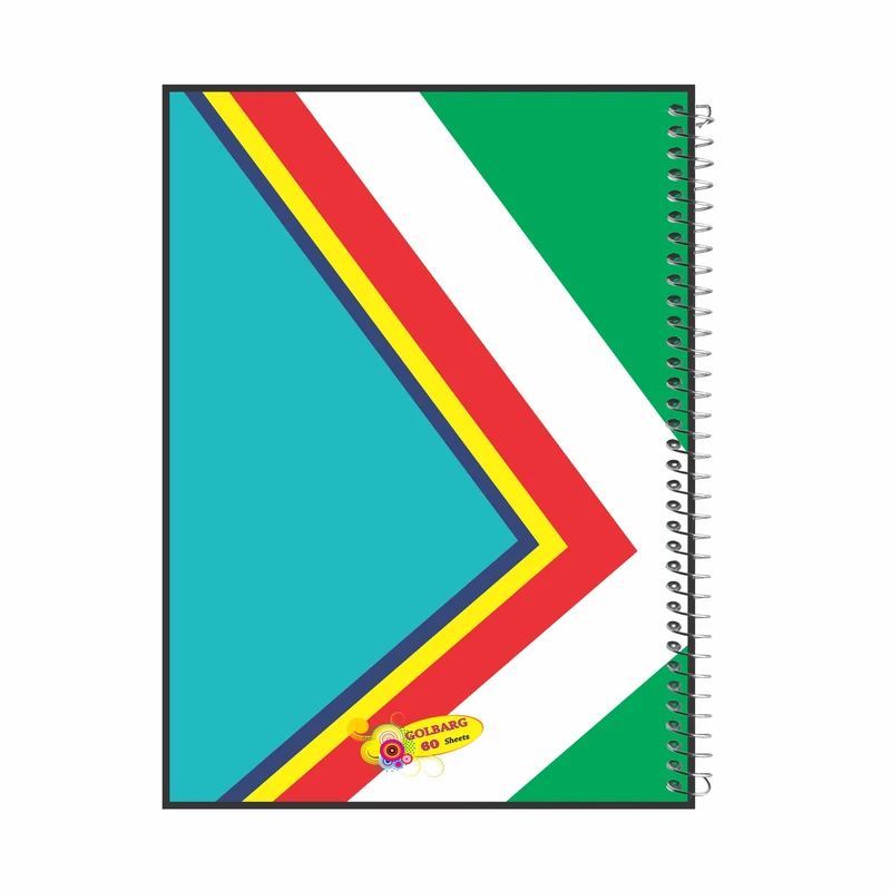 دفتر مشق 60 برگ گلبرگ مدل دبیرستانی کد 3219