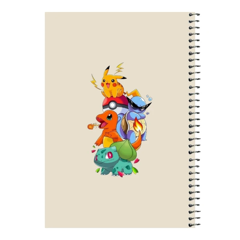 دفتر مشق 80 برگ اس جی مدل پوکی مون کد2   