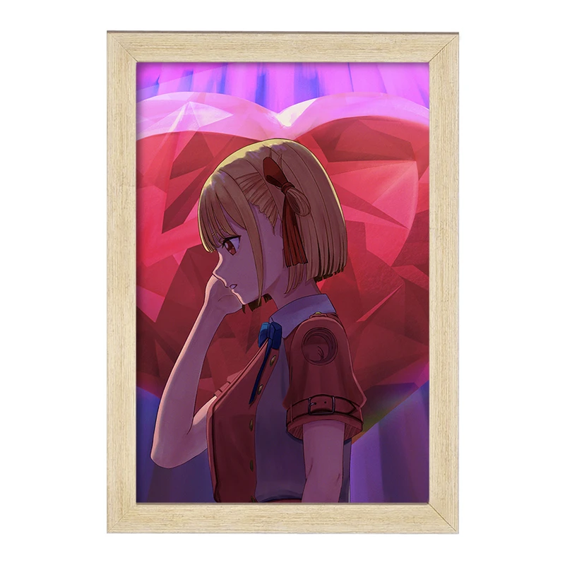 تابلو خندالو مدل چیساتو انیمه لیکوریس ریکویل Lycoris Recoil  کد 23072