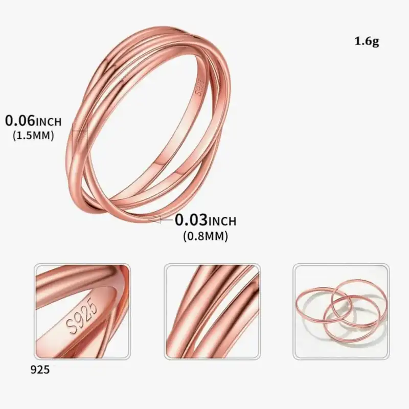 انگشتر نقره زنانه مدل رینگ