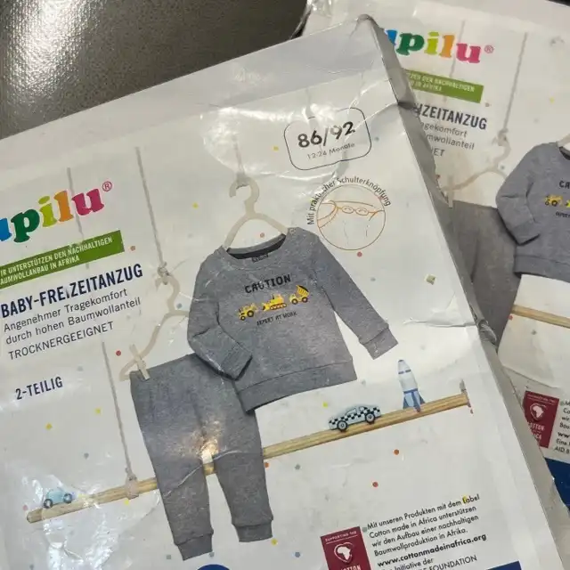 ست تی شرت و شلوار نوزادی لوپیلو مدل 362718