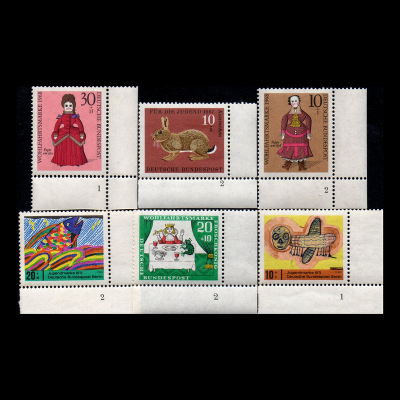 تمبر یادگاری مدل خارجی مجموعه 6 عددی