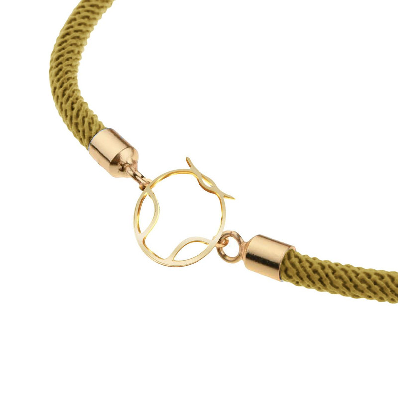 دستبند طلا 18 عیار زنانه مدوپد مدل جغد کد D14-10184