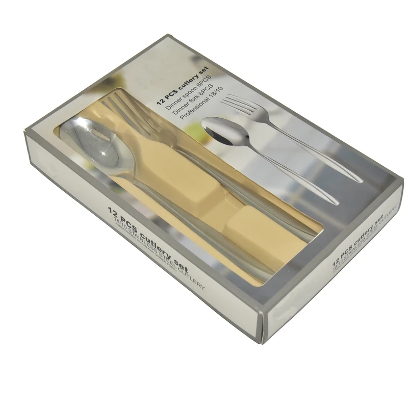 قاشق چنگال غذاخوری 12پارچه مدل ماینز