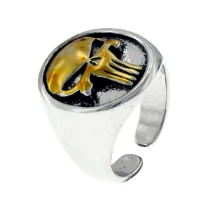 انگشتر مردانه برانت مدل ماسک اسپارتان پانیشر