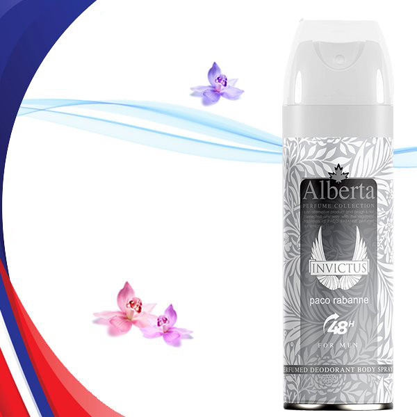 اسپری بدن مردانه آلبرتا مدل Invictus-paco rabanne حجم 200 میلی لیتر