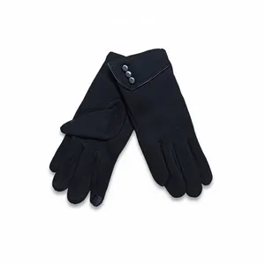 دستکش زنانه مدل سه دگمه تاچ دار توخز کد 00103