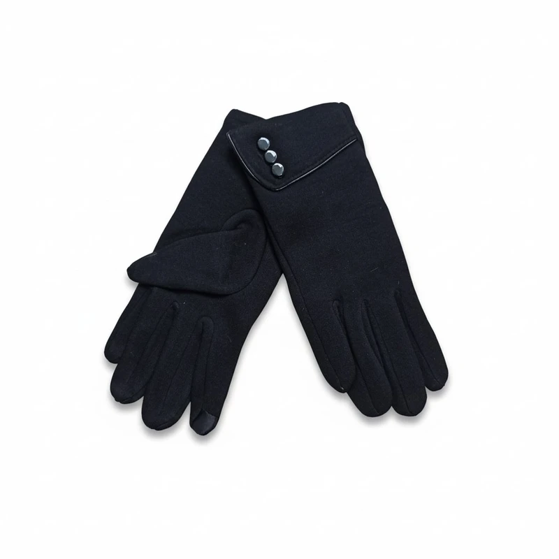 دستکش زنانه مدل سه دگمه تاچ دار توخز کد 00103