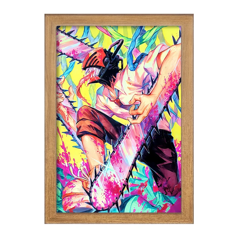 تابلو خندالو مدل دنجی انیمه مرد اره ای Chainsaw Man  کد 17886