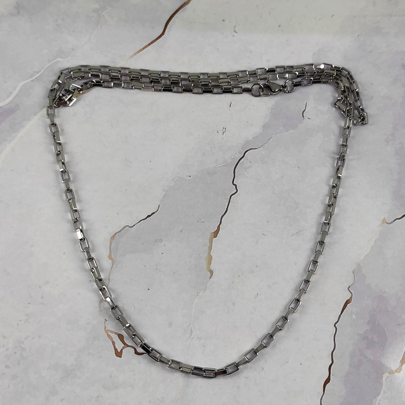 زنجیر زنانه سلین کالا مدل آجری کد T60