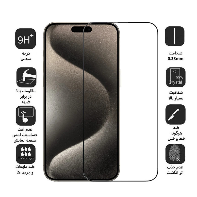 محافظ صفحه نمایش ال کا جی مدل Full مناسب برای گوشی موبایل سامسونگ Galaxy A16