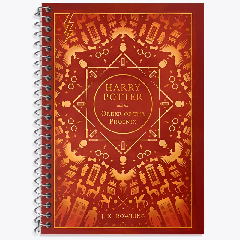 دفتر نت موسیقی 50 برگ خندالو طرح هری پاتر (Harry Potter) کد N3156