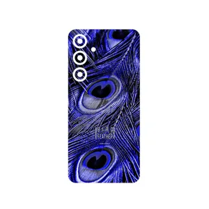 MAHOOT Purple Feather Cover Sticker for Samsung Galaxy S24 FE