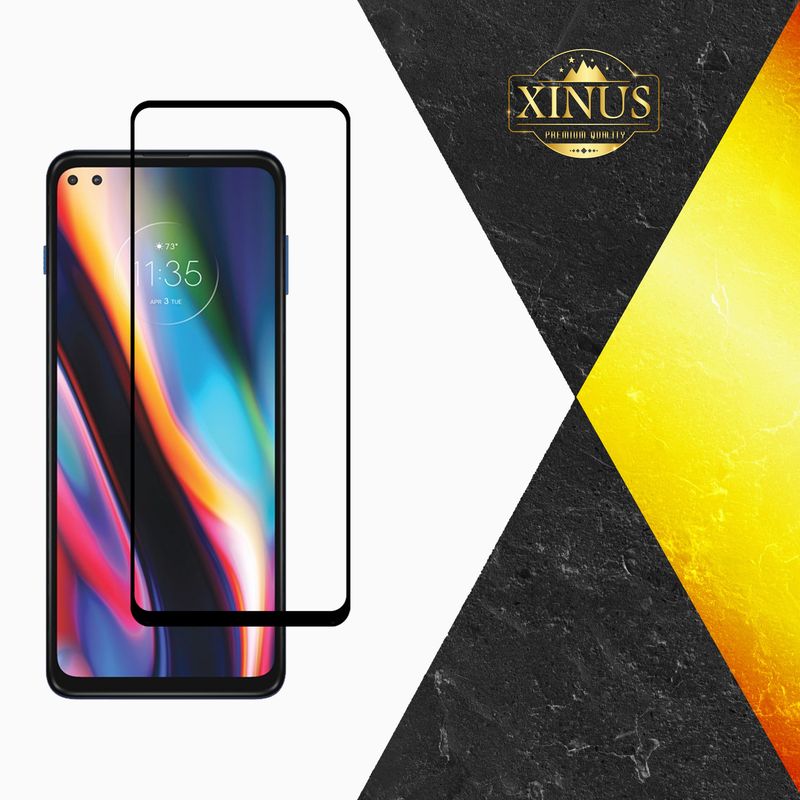 محافظ صفحه نمایش 5D ژینوس مدل XFG مناسب برای گوشی موبایل موتورولا Moto G 5G Plus