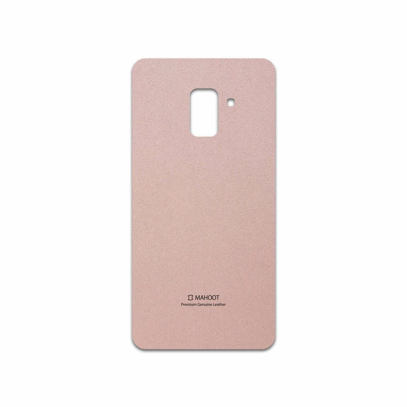 برچسب پوششی ماهوت مدل Rose Gold Leather مناسب برای گوشی موبایل سامسونگ Galaxy A8 2018