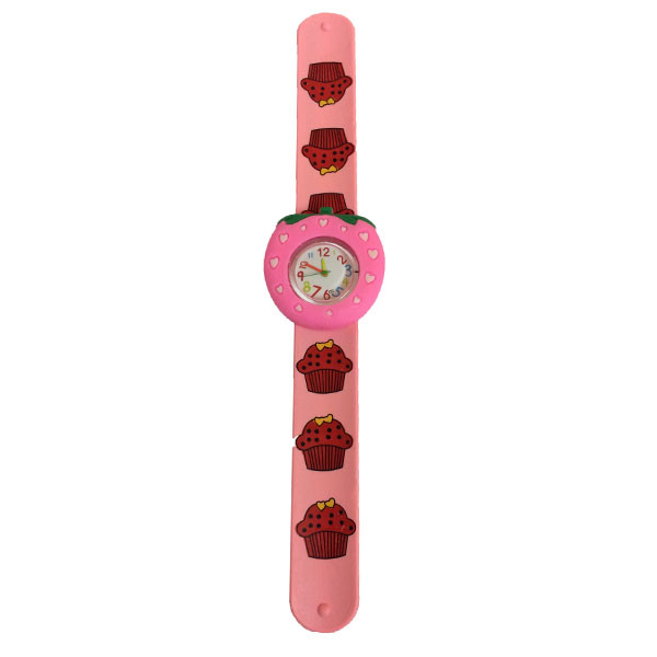 ساعت مچی عقربه ای بچگانه مدل  توت فرنگی کد 1003