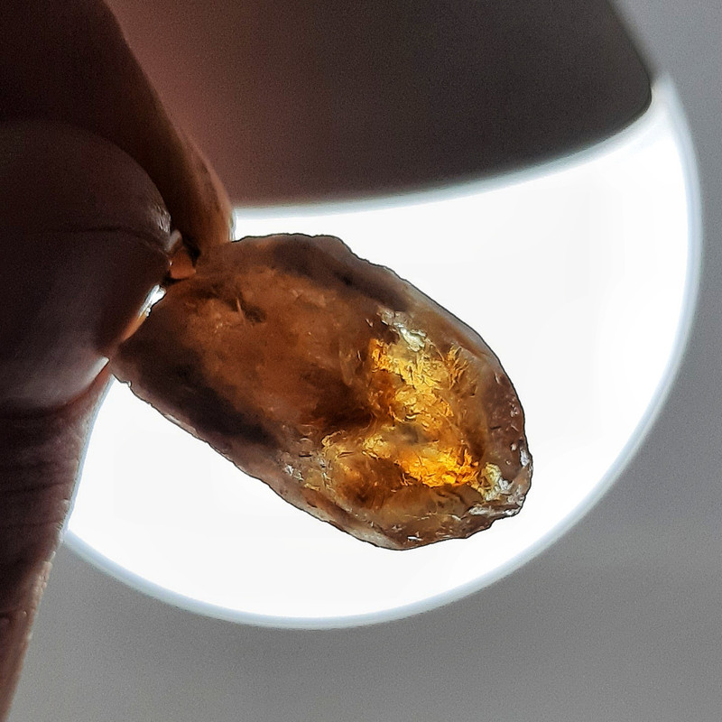 آویز گردنبند زنانه مدل سیترین کد 9