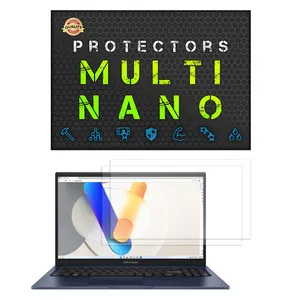 Multi Nano X-S2M Model Anti Reflex Screen Protector For Asus VivoBook 15 F1504VA 15.6 Inch 2023 Laptop Pack Of 2