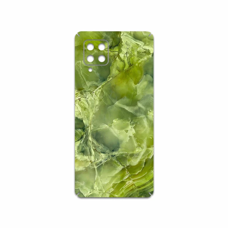 برچسب پوششی ماهوت مدل Green Crystal Marble مناسب برای گوشی موبایل سامسونگ Galaxy A42