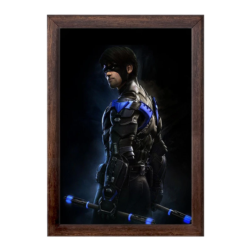 تابلو خندالو طرح بتمن شوالیه آرخام Batman Arkham knight کد 30275