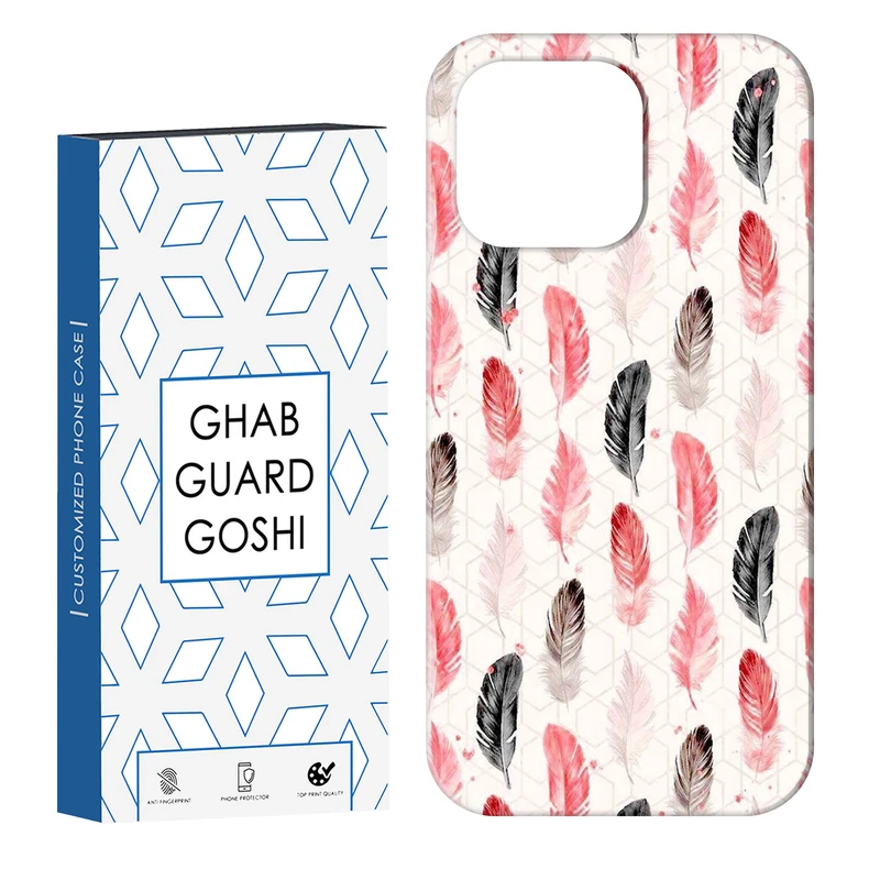 کاور قاب گارد گوشی طرح پر کد Dimo-771 مناسب برای گوشی موبایل اپل IPHONE 16 PRO   