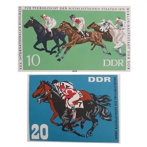 تمبر یادگاری مدل ورزشی DDR مجموعه 2 عددی