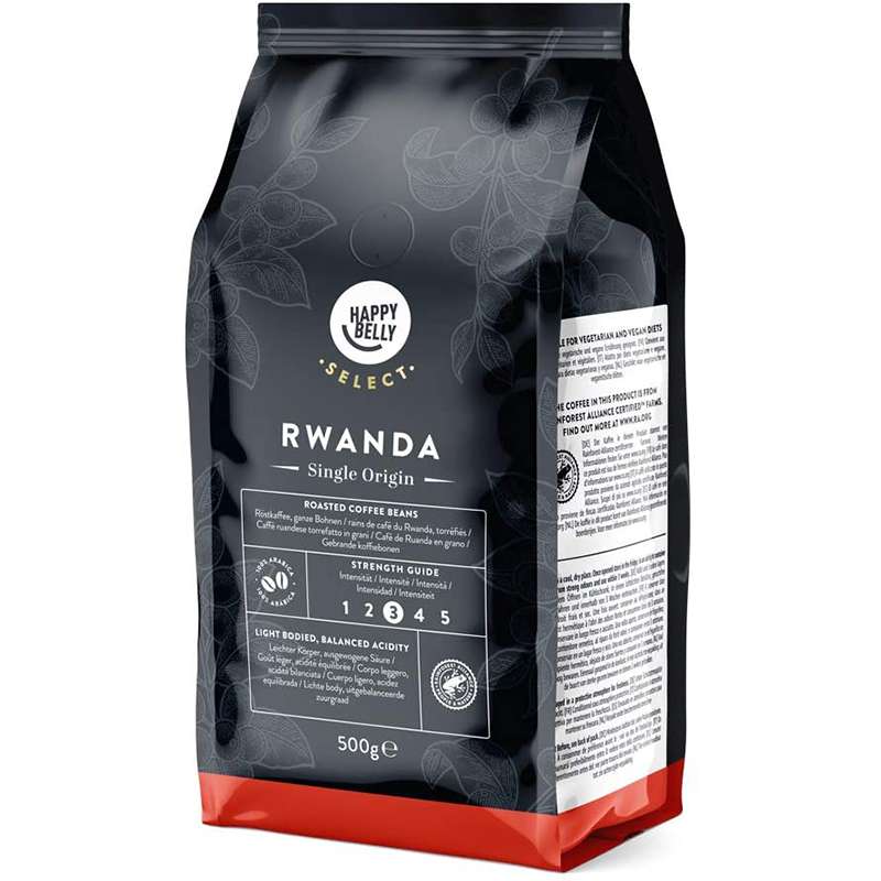 دانه قهوه Rwanda هپی بلی - 500 گرم