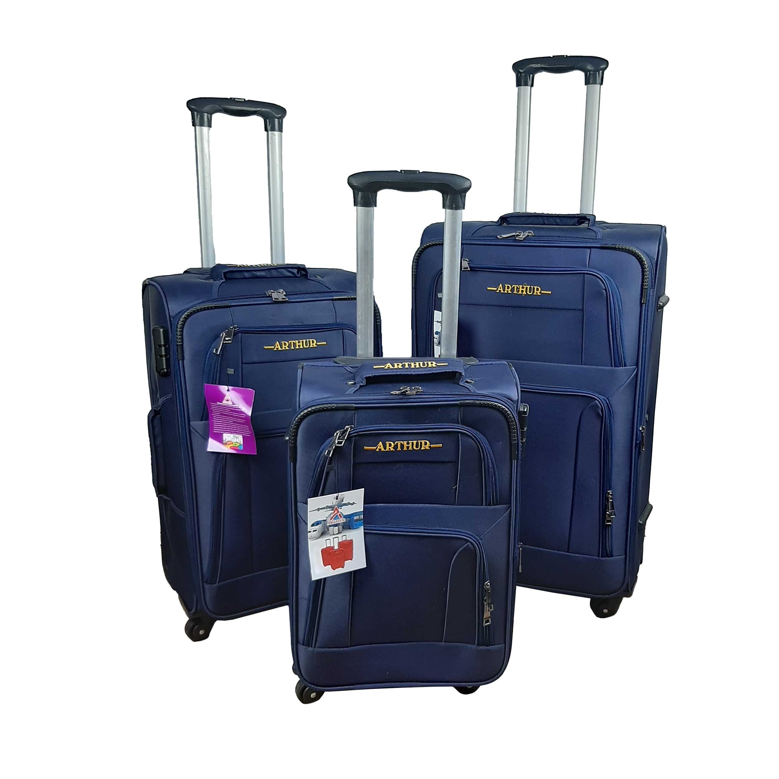 نکته خرید - قیمت روز مجموعه سه عددی چمدان آرتور مدل J4050 خرید