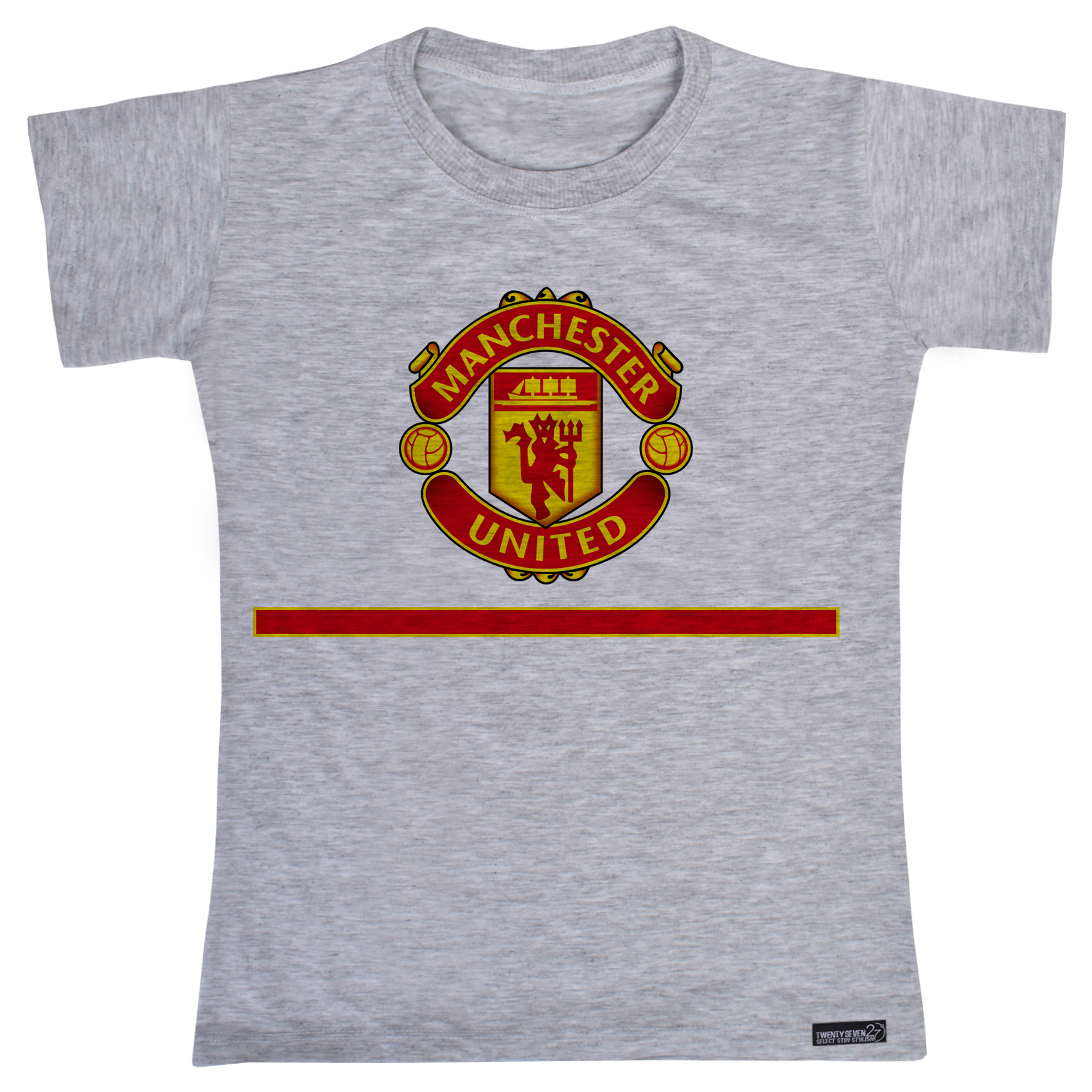 تی شرت آستین کوتاه دخترانه 27 مدل Manchester United کد MH814